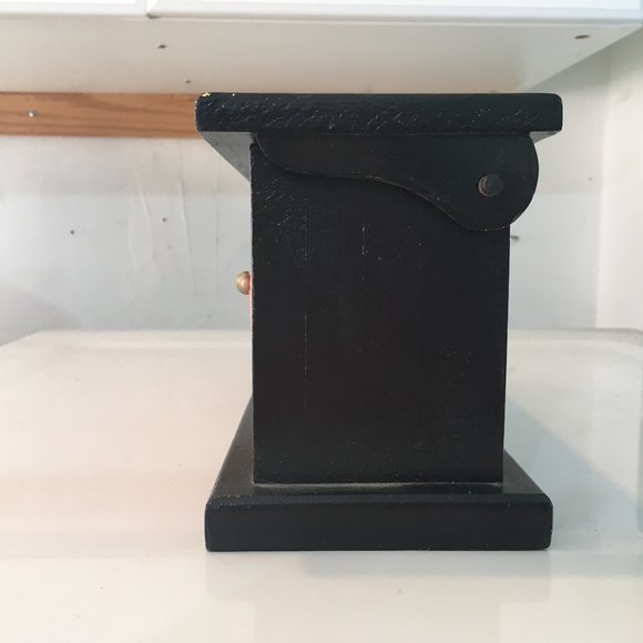 Vintage Hand Painted Floral Wood Box - Picture 6 of 7